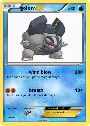 Pokemon golem