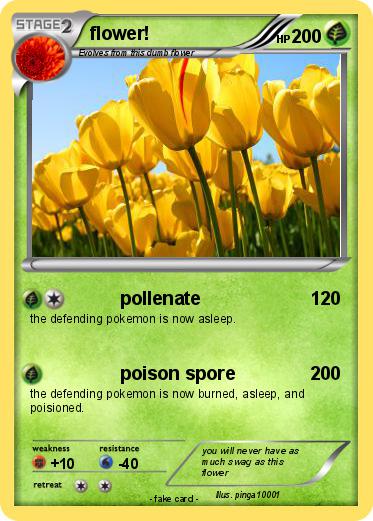 Pokemon flower!