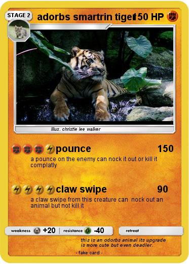 Pokemon adorbs smartrin tiger