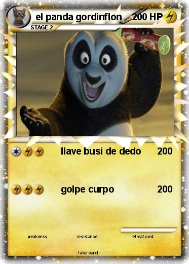 Pokemon el panda gordinflon