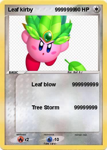 Pokemon Leaf kirby               9999999