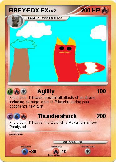 Pokemon FIREY-FOX EX