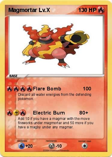 Pokemon Magmortar Lv.X