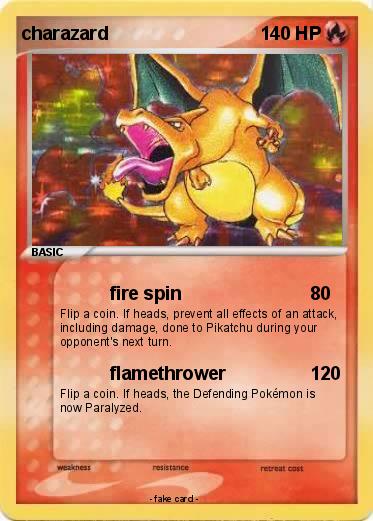 Pokemon charazard