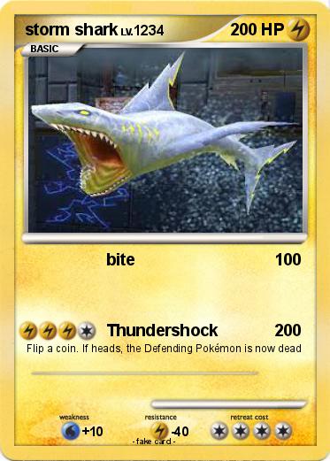 Pokemon storm shark