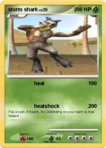 Pokemon storm shark