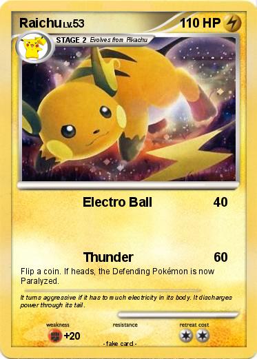Pokemon Raichu