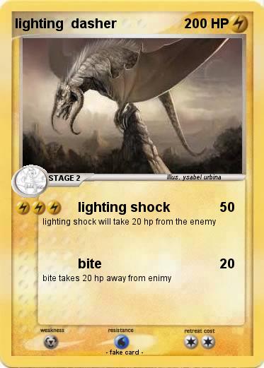 Pokemon lighting  dasher