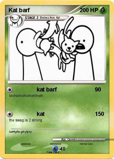 Pokemon Kat barf
