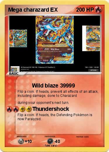 Pokemon Mega charazard EX
