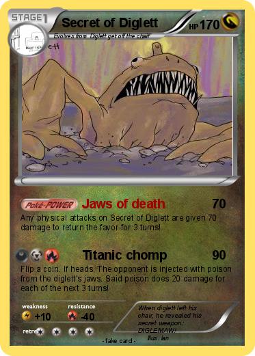 Pokemon Secret of Diglett