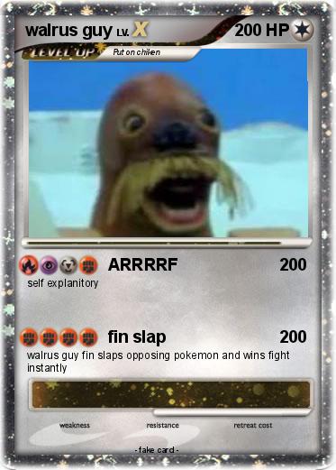 Pokemon walrus guy