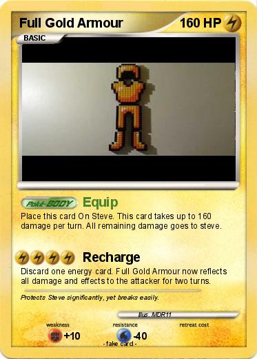 Pokemon Full Gold Armour