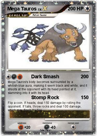 Pokemon Mega Tauros
