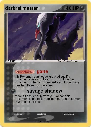 Pokemon darkrai master