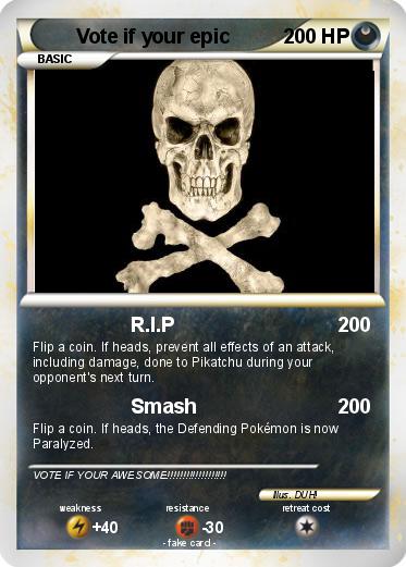Pokemon Vote if your epic