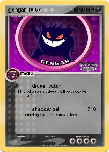 Pokemon gengar  lv 67                      6