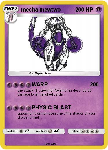 Pokemon mecha mewtwo