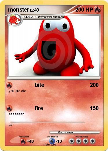 Pokemon monster