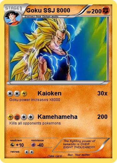 Pokemon Goku SSJ 8000