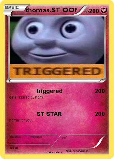 Pokemon thomas.ST OOf