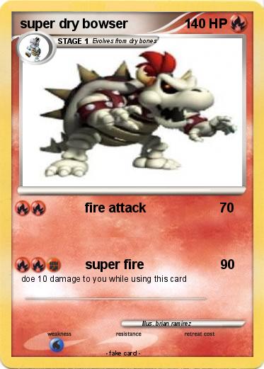 Pokemon super dry bowser
