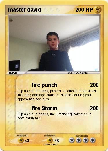 Pokemon master david