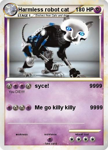 Pokemon Harmless robot cat