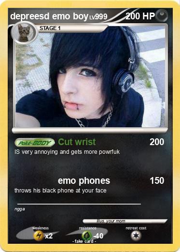 Pokemon depreesd emo boy