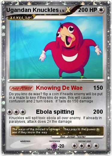 Pokemon Ugandan Knuckles