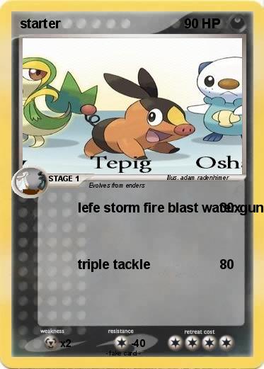 Pokemon starter