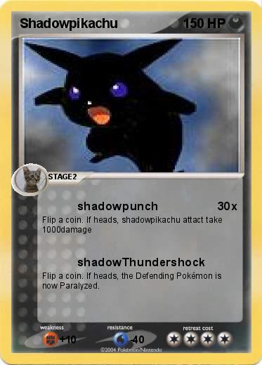 Pokemon Shadowpikachu
