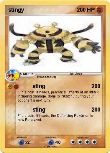 Pokemon stingy