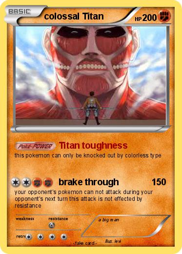Pokemon colossal Titan