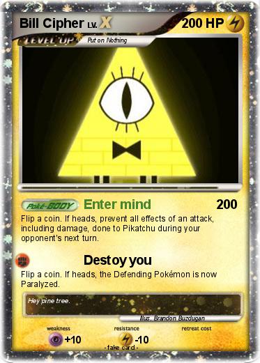 Pokemon Bill Cipher