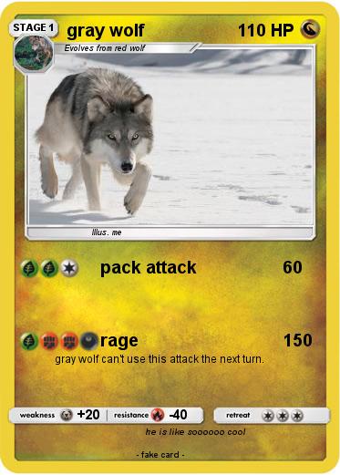 Pokemon gray wolf