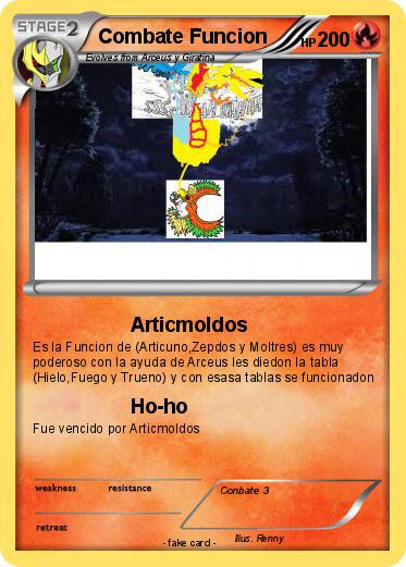 Pokemon Combate Funcion