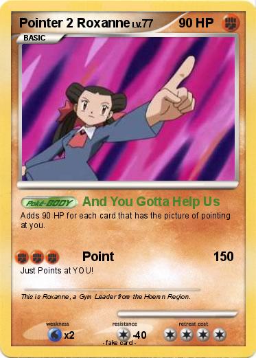 Pokemon Pointer 2 Roxanne