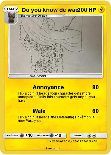 Pokemon Do you know de wae