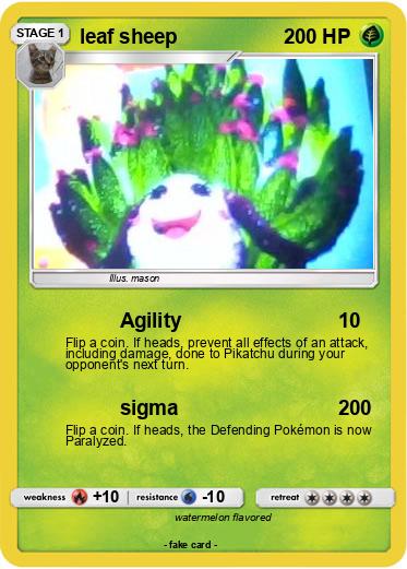 Pokemon leaf sheep