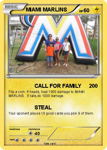 Pokemon MIAMI MARLINS