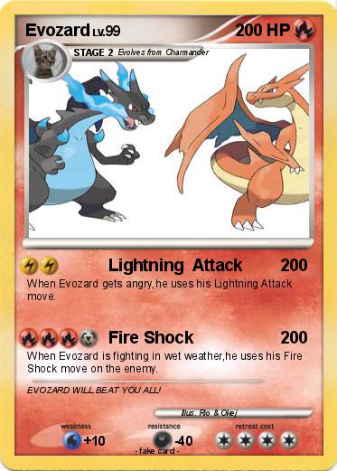 Pokemon Evozard
