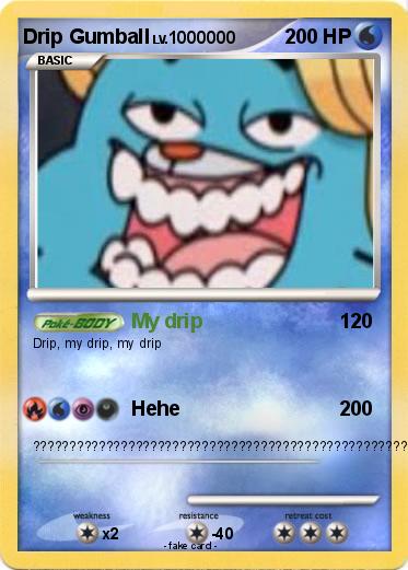 Pokemon Drip Gumball