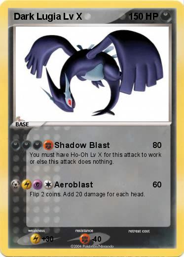 Pokemon Dark Lugia Lv X