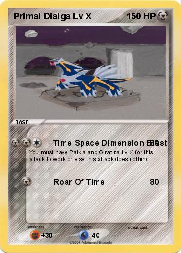 Pokemon Primal Dialga Lv X