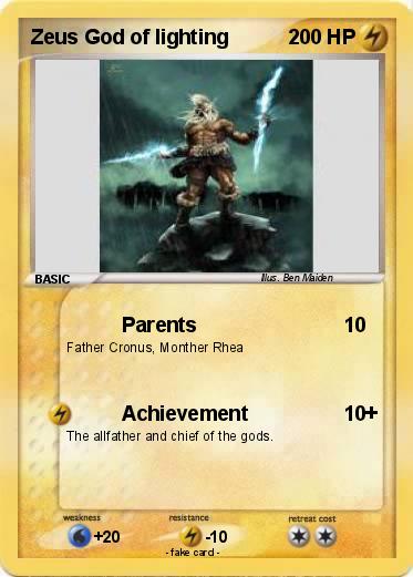 Pokemon Zeus God of lighting