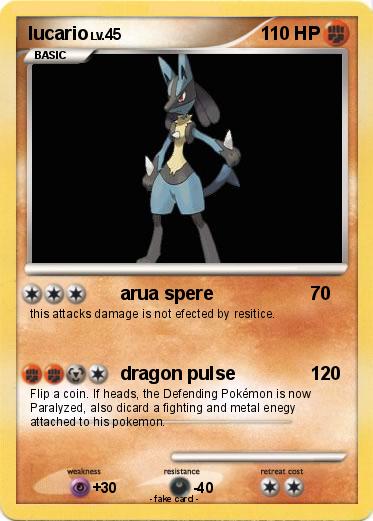 Pokemon lucario
