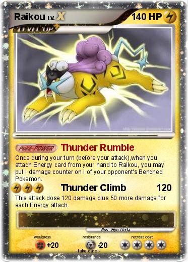 Pokemon Raikou