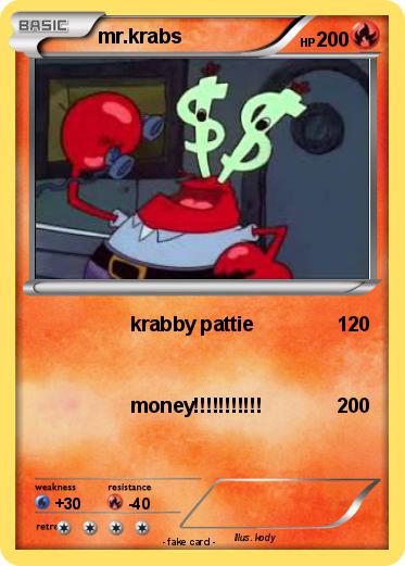 Pokemon mr.krabs