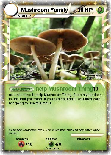 Pokemon Mushroom Family